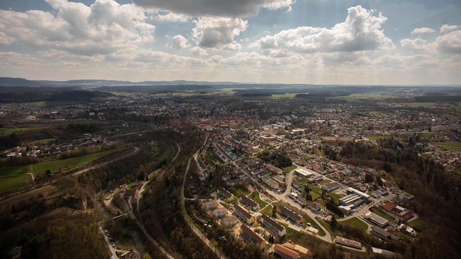 Aussicht Testturm thyssenkrupp Rottweil